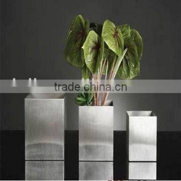 stainless steel flowerpot