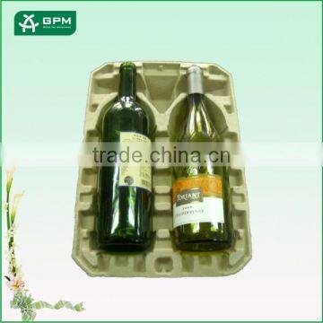 Eco-friendly Cardboard Pulp Wine Glass Bottle Holder Packing Boxes photo-3