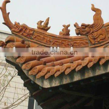 Chinese decorative roof shingles for temple