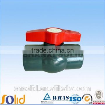 grey PVC ball valve