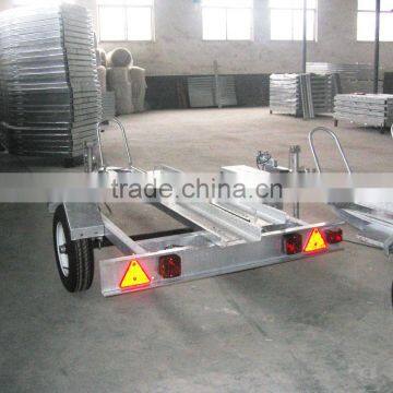 Hot Dip Galvanized Motorcycle Trailer 1 rail