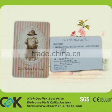 Custom design pvc blank contactless smart ic card