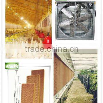 greenhouse and poultry farm negative-pressure exhaust fan cooling system