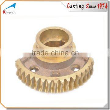 Sand cast and mchined LG2 bronze casting spare parts