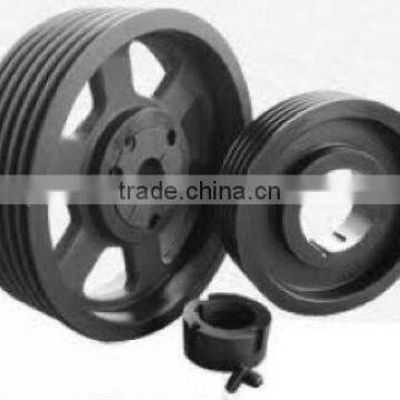 Power transmission v-belt pulleys