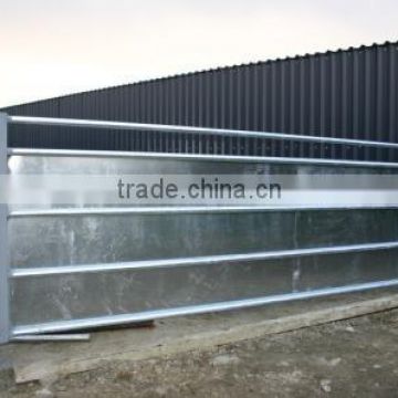 galvanized livestock fence