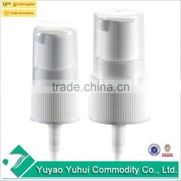 Yuyao best sell cosmetic bottle use 18/410,20/410 plastic treatment pump