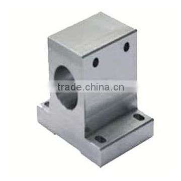 Precision Aluminium made shaft end support blocks from shenzhen hardware factory