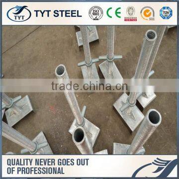 Plastic galvanized solid jack base with great price