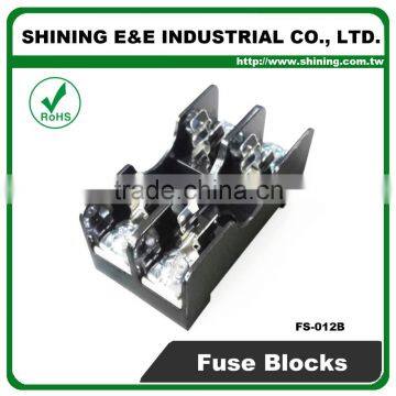 FS-012B 35mm Din Rail Mounted 600V 10A 2 Pole Midget Fuse Base photo-3