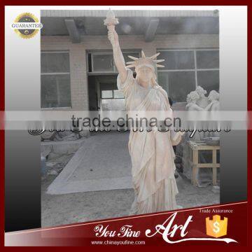 Large Outside Marble Liberty Goddess Statue photo-2
