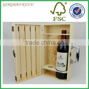 eco friendly natural wood cheap wooden wine crate,wine bottle crate