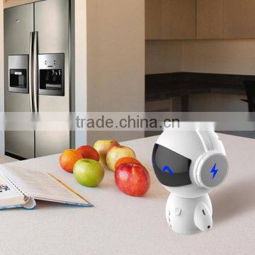 Intelligent Mini Robot Bluetooth Speaker With Power Bank for Computer photo-3