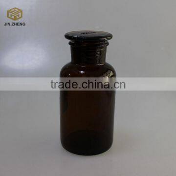 250ml Amber Glass Apothecary Jars With Ground Stopper photo-3