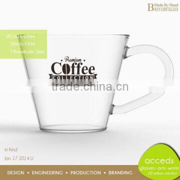 Clear Glass Thermos Mug With Handle Mug Glass photo-5