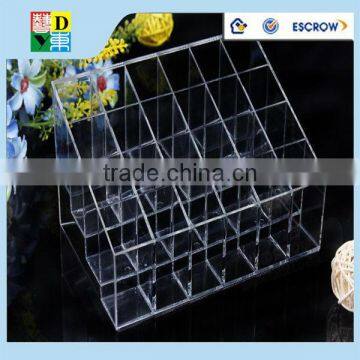 High quality of clear acrylic make up display holder from shenzhen