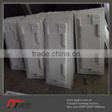 OEM Vacuum Forming Thick White ABS Plastic TV Back Shell photo-2