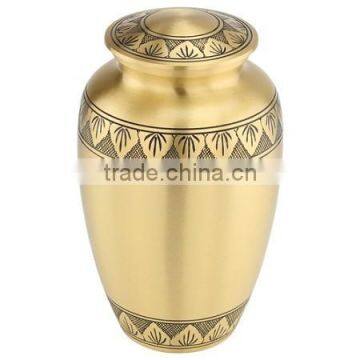 Classic Leaf Band Cremation Urn