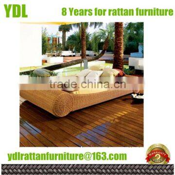 Youdeli rattan round wicker cast aluminum outdoor furniture