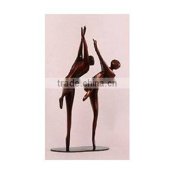 antique dancing lady sculpture