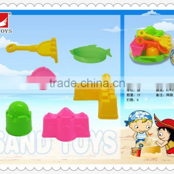 wholesale plastic sumemer beach toys 6pcs set at good price