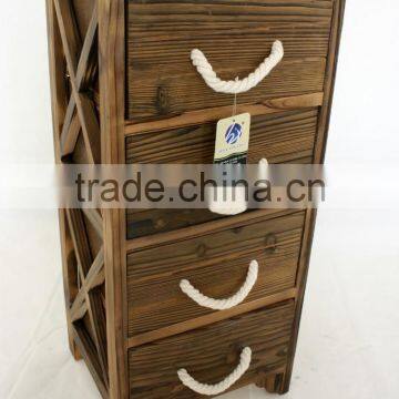 Rustic Furniture Drawer Cabinet Unfinished Wood Furniture Wholesale photo-5