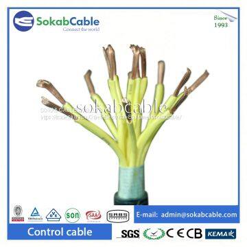 Multi core flexible control cables