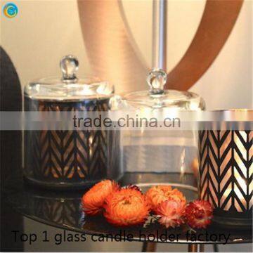 Small Middle Big Size Laser Glass Dome for Candle photo-3