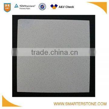 Pure White artificial quartz tile for wholesale