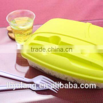 Wholesale Foodgrade Plastic Lunch Box With Fork and Knife,plastic Lunch Box With Fork photo-4