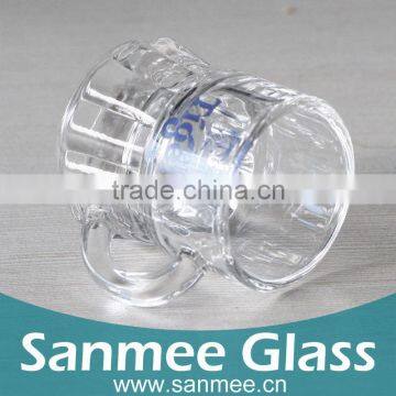 Lovely And Tiger Pattern Glass Tea/Water Cup With Logo Printing photo-3