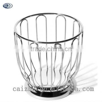 Stainless steel round basket for vegetabel and bread