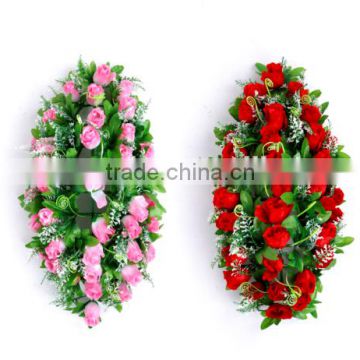 Artificial plastic flower with different colors