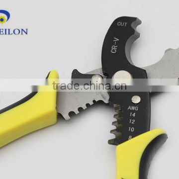 Wire Stripper Carbon Steel 2 colors Handle crimping Pliers Multil-Functional Crimping Plier