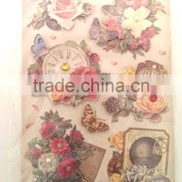 Scrapbook 3D Sticker, Hot Sale 3D Decoupage Stickers, Craft Gift Sticker for Decoration photo-2