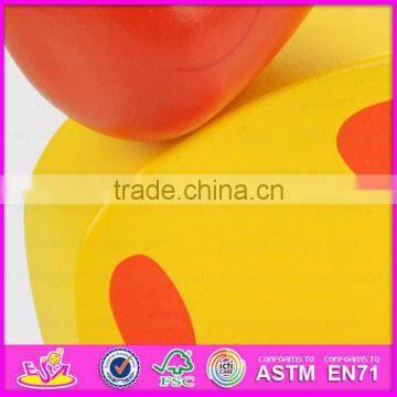 2015 Beautiful Design Animal Wooden Pull Toy,Children Pulling Along Toy Pull Line Toy,Cheap Baby Wooden Toy Pull Cart W05B094 photo-4