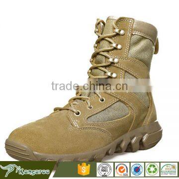 Beige Military Desert Combat Boots photo-2