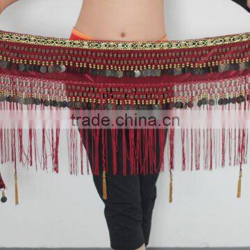 Hot selling egyptian belly dance hip scarf