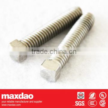 Square head stianless steel screw