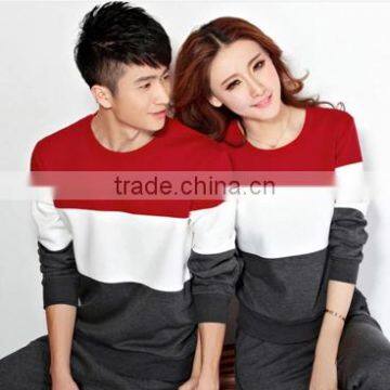 2016 Spring Autumn Unisex Casual Long Sleeve Round Collar Korean Style Sportsuits Tracksuits