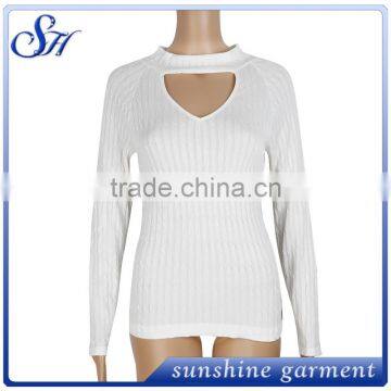 2017White Tank Top Manufacturer Wholesale 60%cotton 35%polyester 5%spandex