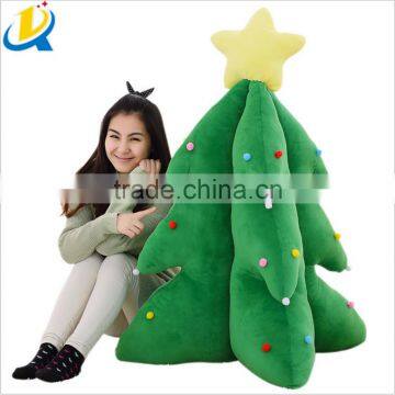 Wholesale promotion gift cheap plush stuffed soft Christmas tree toy