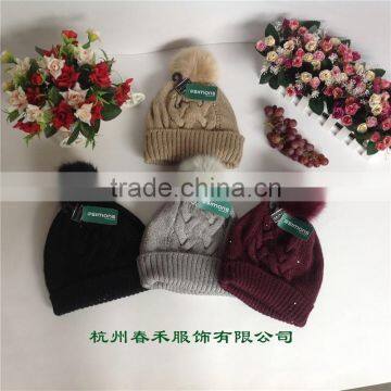Colourful Jacquard Women and Lady Popular Knitted Winter Hat Factory photo-5