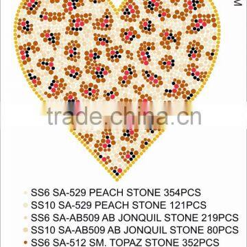 Custom Heart Rhinestone/Acrylic /Gem Stone Glitter Hot Fix Rhinestone for Clothing photo-4
