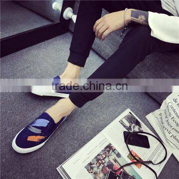 Slip-on Comfortable Men Colorful Painting Canvas Shoes photo-4