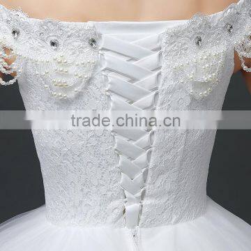 MGOO Customized Made High Quality Vintage Church Wedding Dress Romantic Bridal Speical Day New Models photo-5