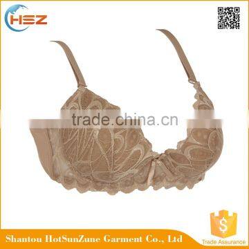 HSZ-58047 High Quality White Push Up Bra Fur Sexy Ladies Underwear Extreme Hot Lingerie
