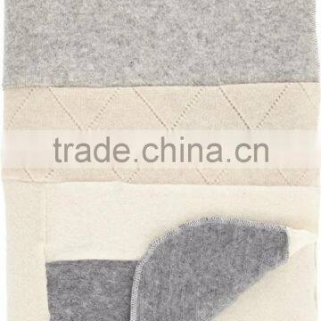 100% Cashmere Knitted Jacquard Warm Kids Blanket photo-4