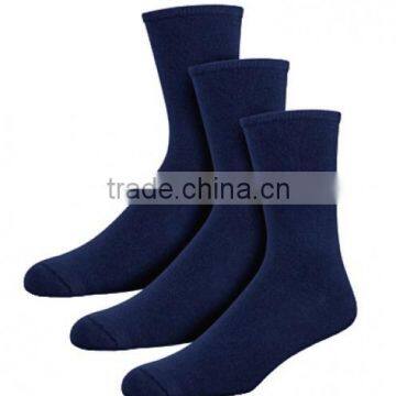 Custom Embroidery Logo Solid Color Crew Breathable Wicking Antibacterial 100% Bamboo Socks photo-2