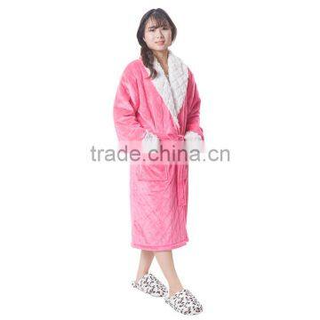 Top quality hotel fleec fabric bathrobes uk for sale